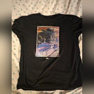 Quiksilver Black Graphic T-Shirt